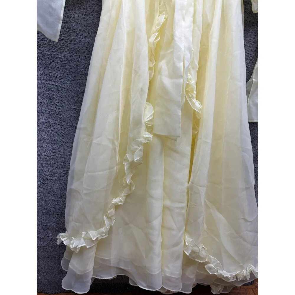 NWD Selkie Dole Whip Marie Gown Maxi Dress Sunshine Yellow Womens Plus Size 1X